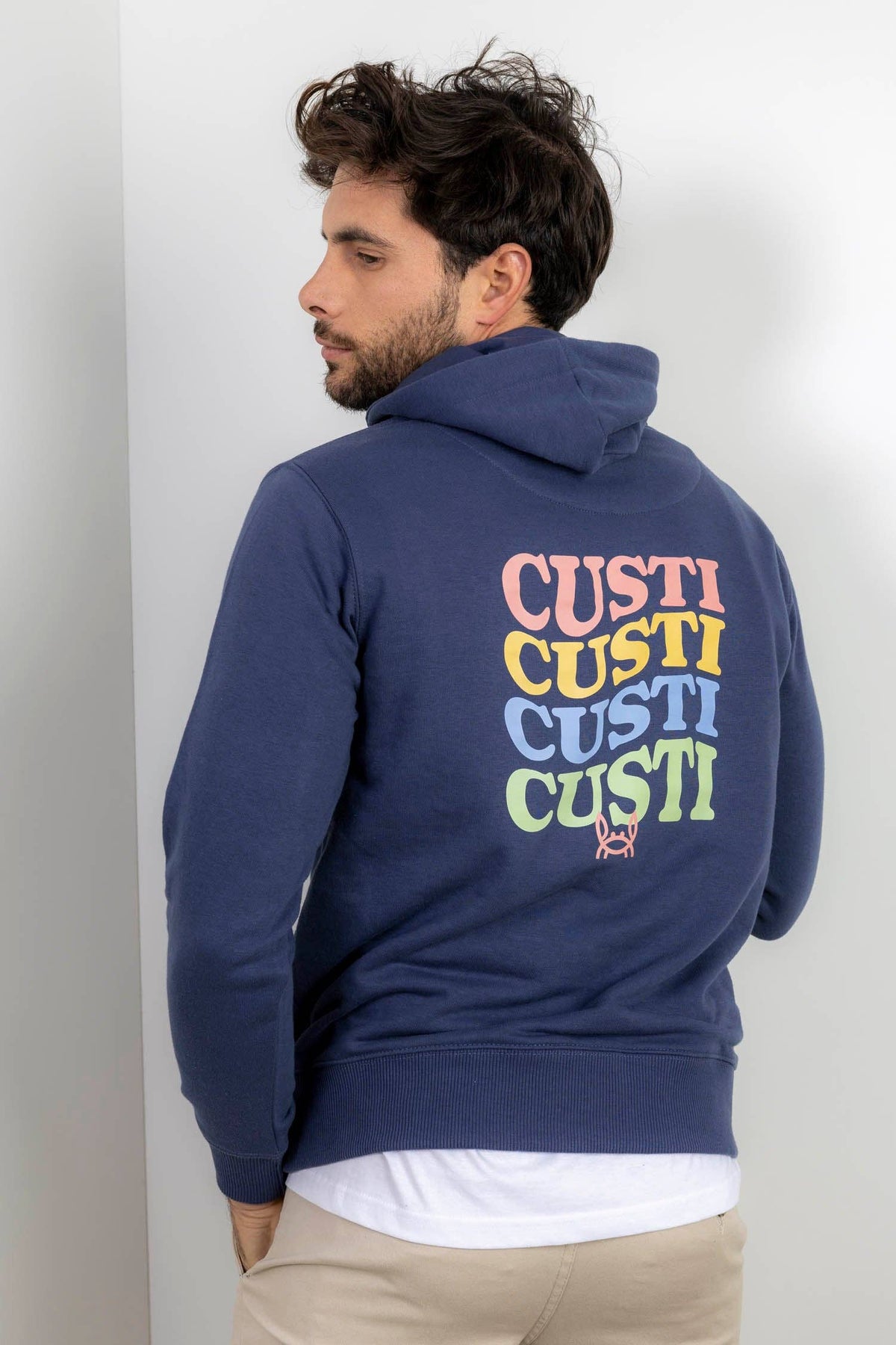 Sweat à Capuche Marine | Paris: XL