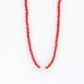Collier Étoile de Récif avec Perles: Red