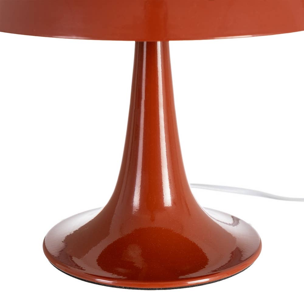 Lampe de table en métal vintage Palmer 28 cm (rouge)