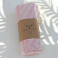 Serviette hamam rose aztèque