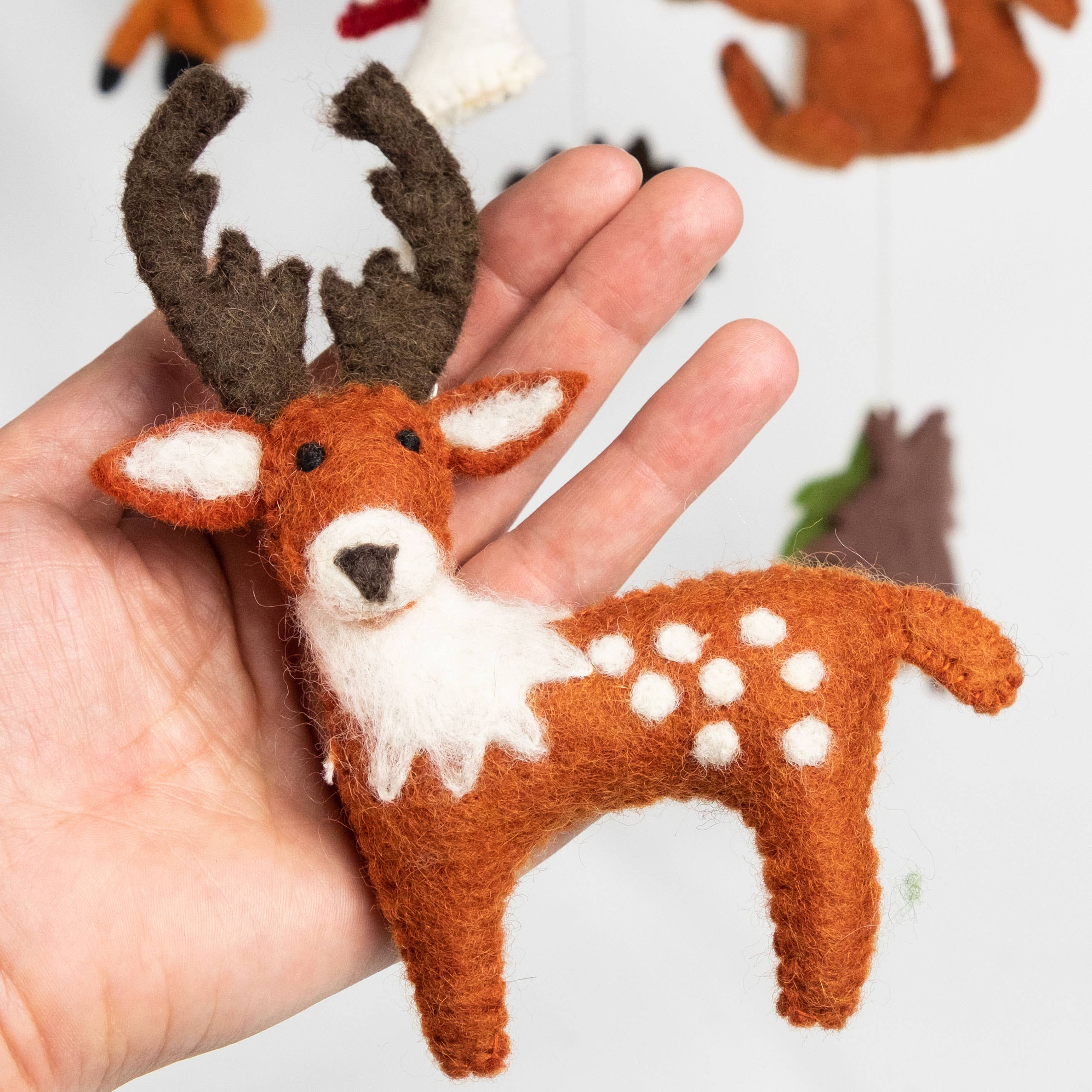 Mobile pour bébé - Décor de chambre d'enfant - Créature de la forêt