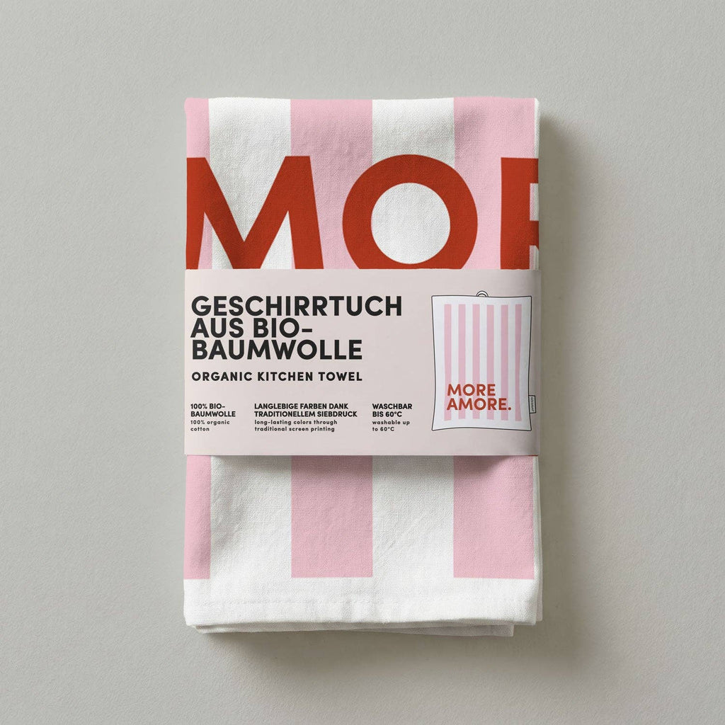 Torchon en coton biologique - More Amore