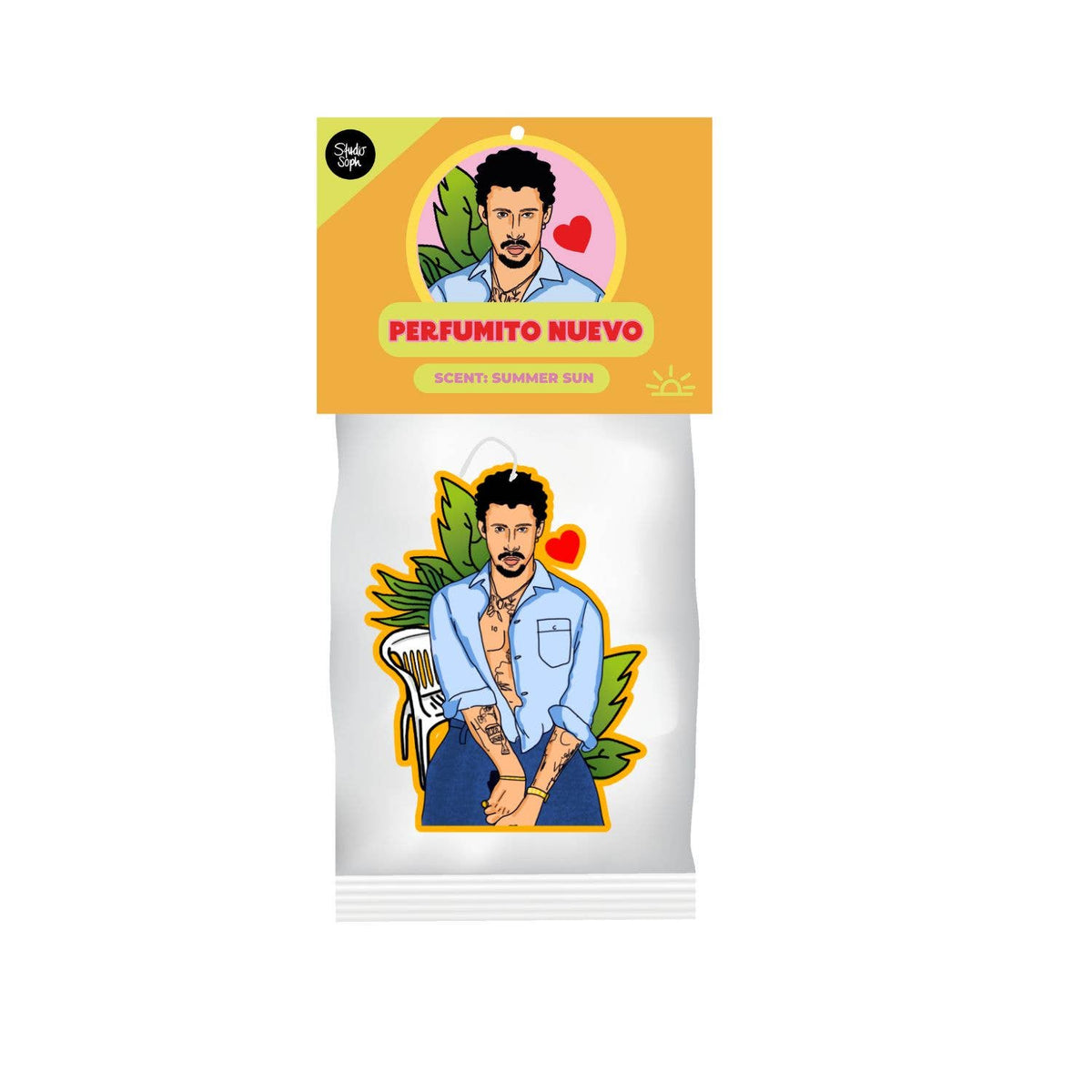 Perfumito Nuevo Tropical Désodorisant pour voiture: Assainisseur d'air+emballage
