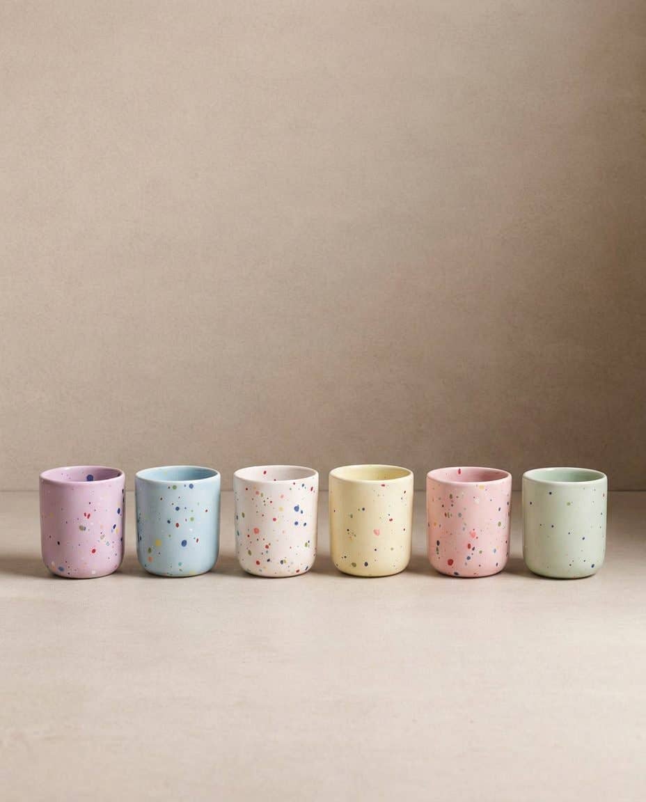 New Party Tasse expresso / Coquetier - Lot mixte de 6 pièces