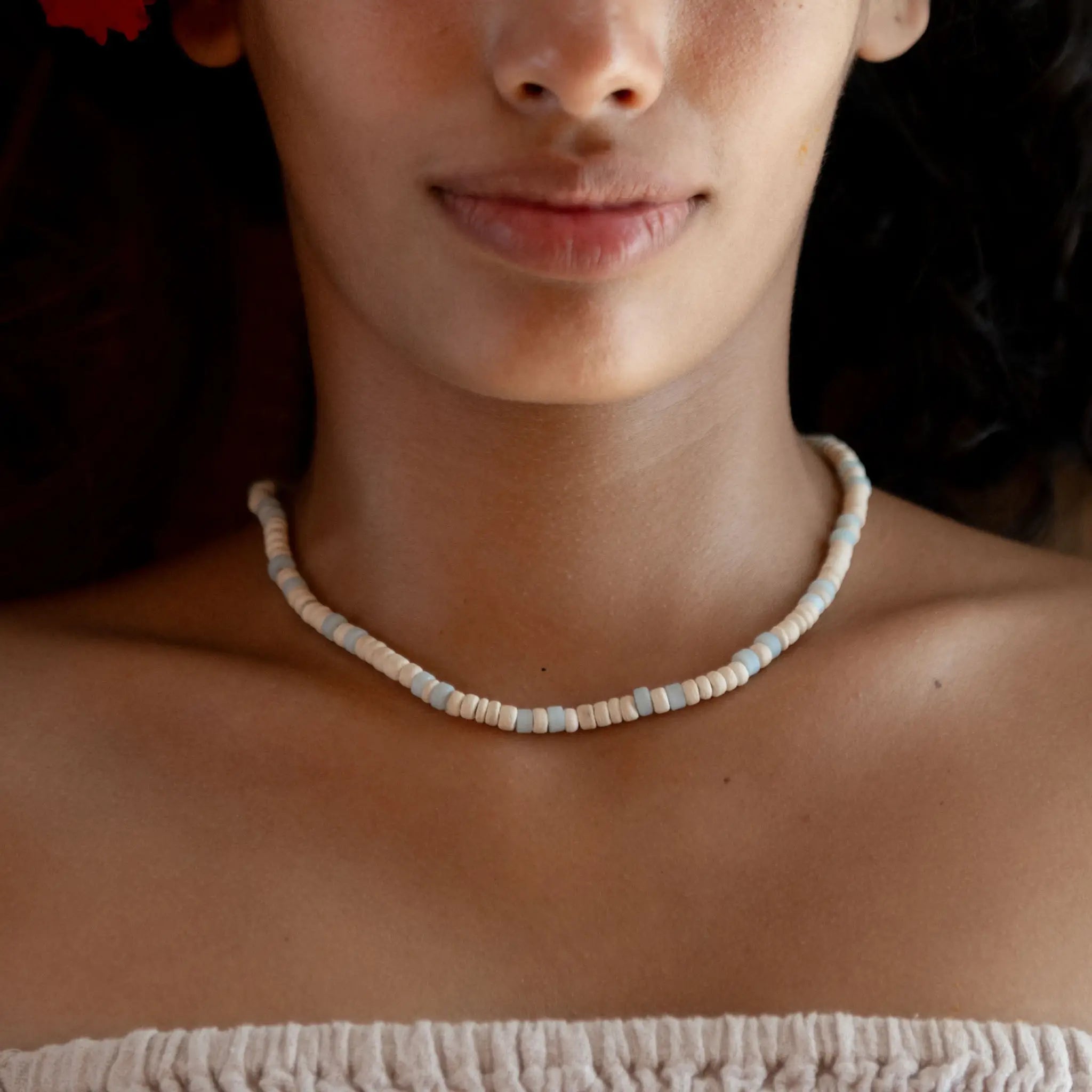 Collier Naturel en Perles de Samosir