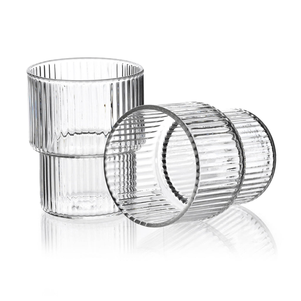 Ensemble de 4 verres ELLA RAYURES