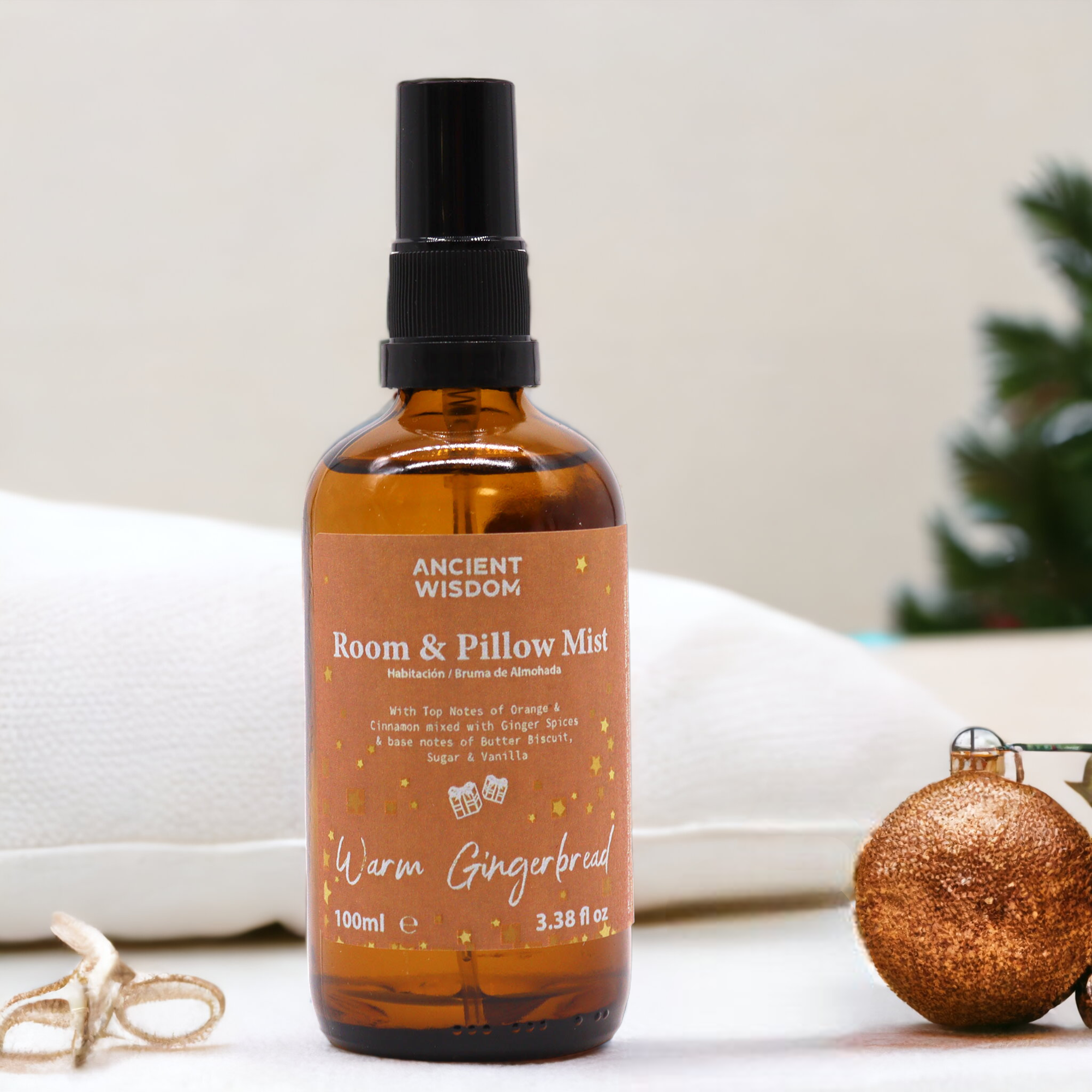 Spray d'ambiance et d'oreiller 100 ml: Pain d'épice chaud