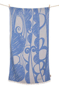Serviette de plage Meltemi bleue