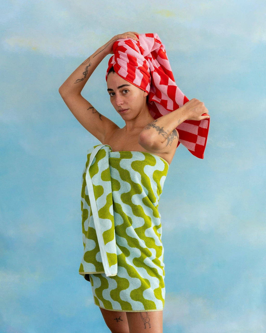 Serviette de bain Algues