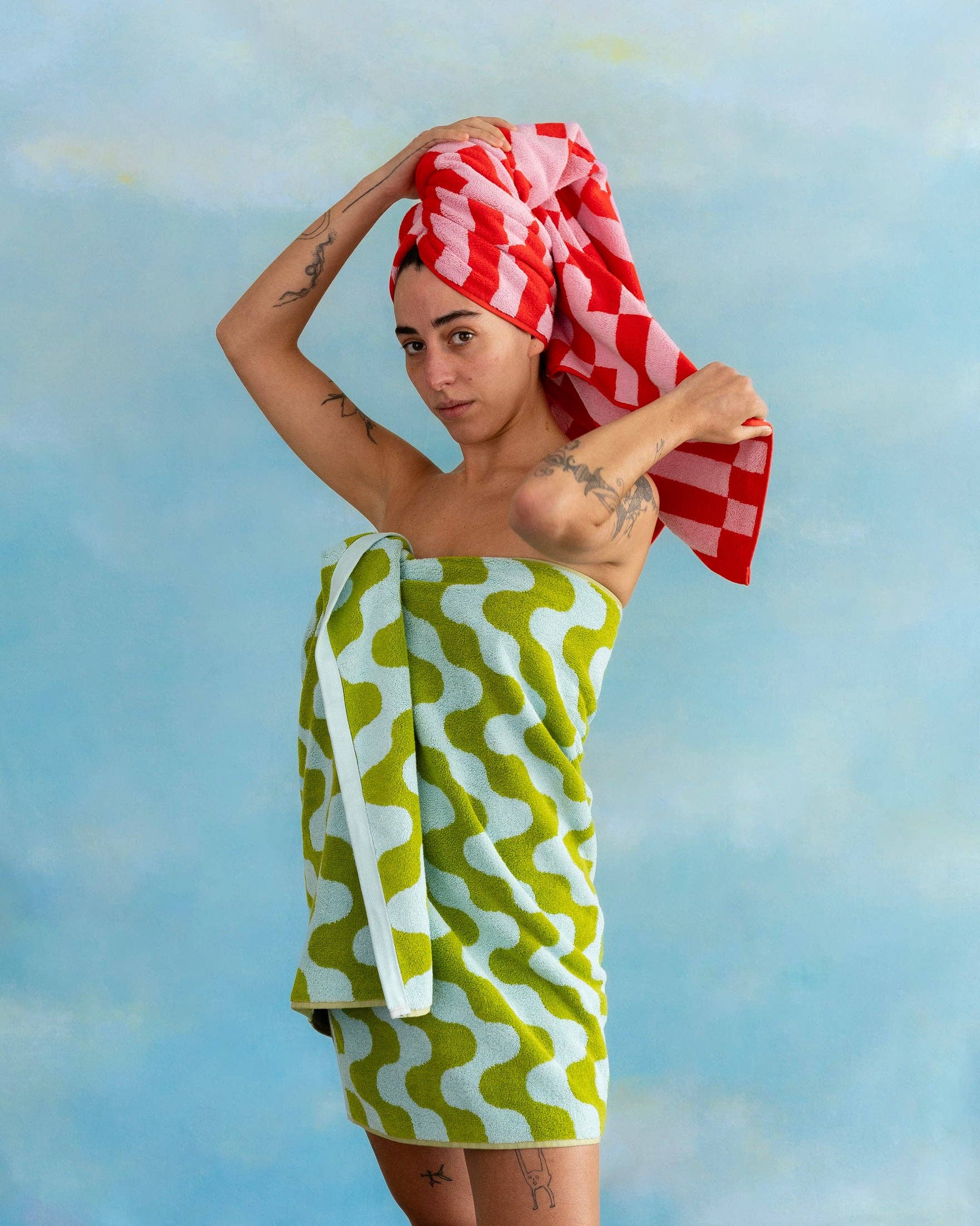 Serviette de bain Algues