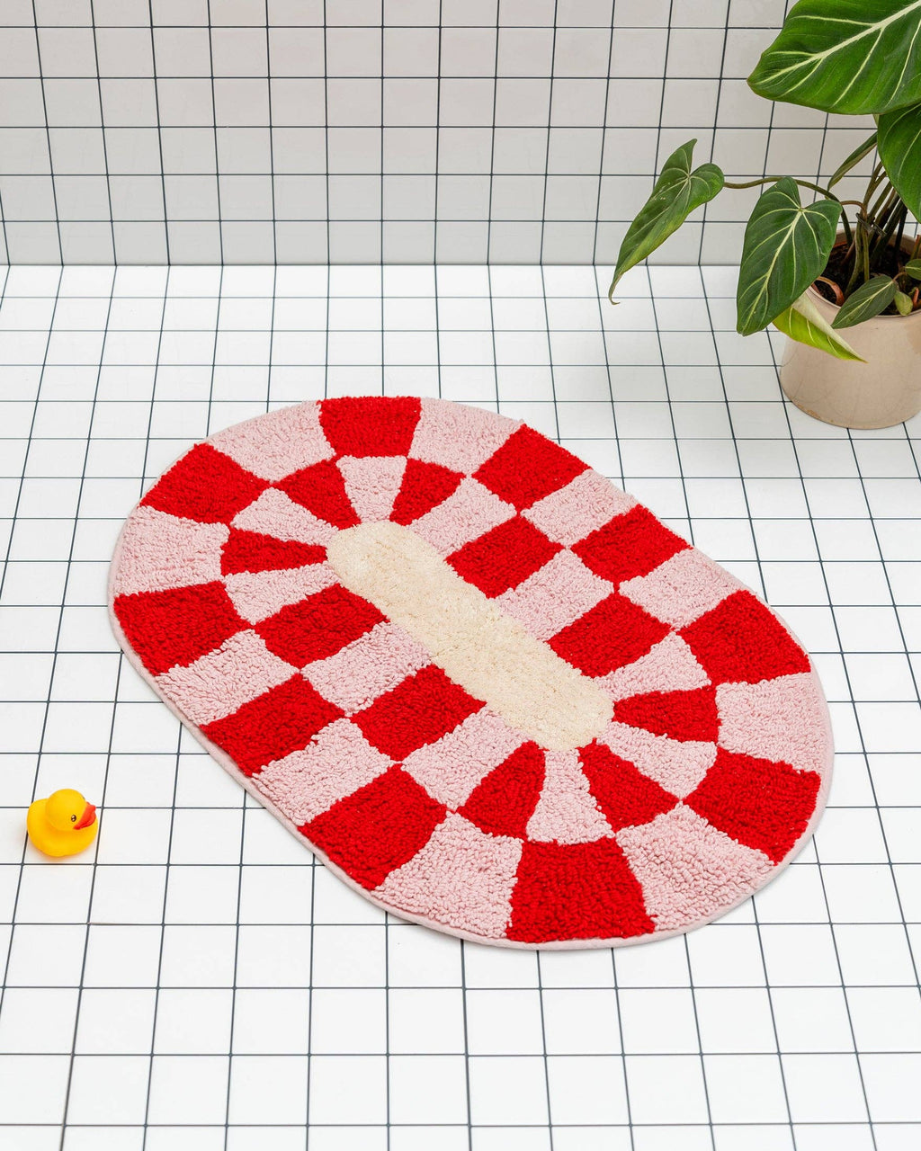Tapis de bain Rita - Rouge