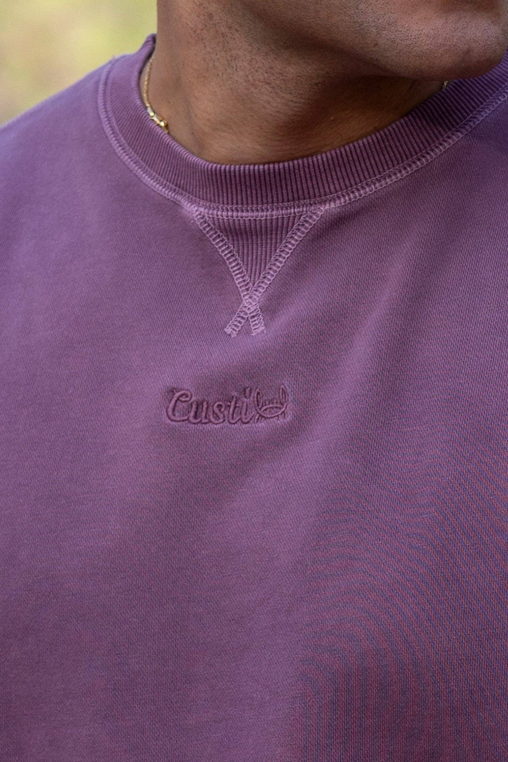 Sweat Lavé Bordeaux | Palermo: XS