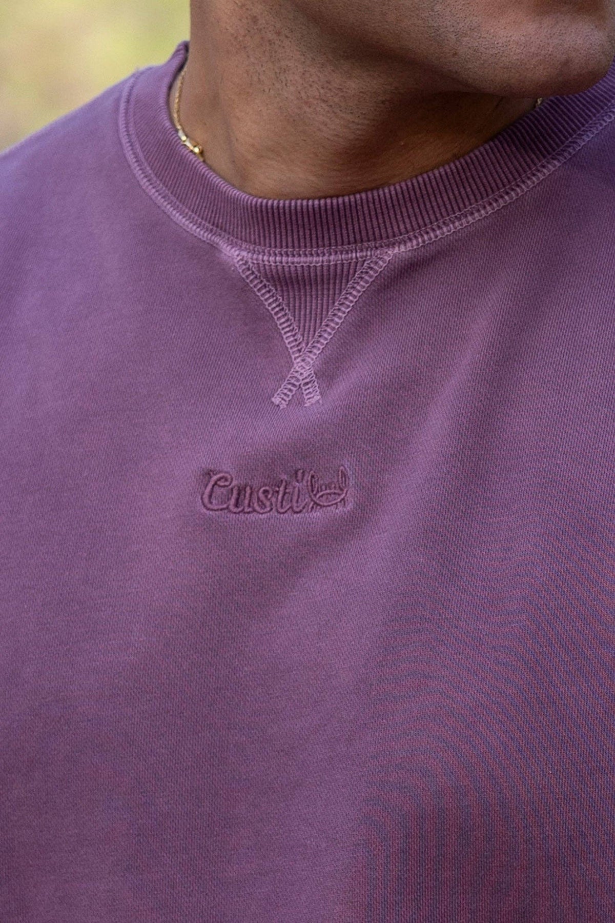 Sweat Lavé Bordeaux | Palermo: XS