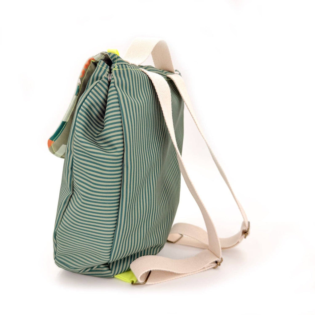 Sac à dos école vert - made in France
