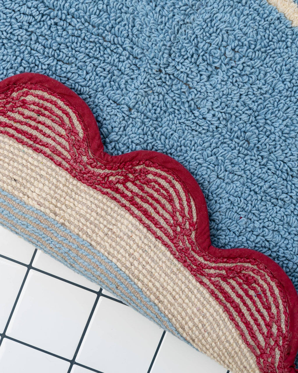 Tapis de bain Carmen: Bleu clair