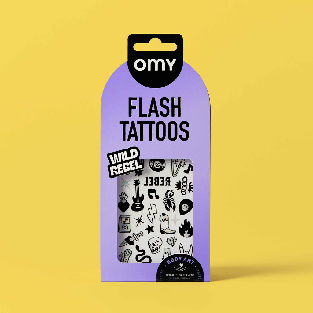 WILD REBEL FLASH TATTOOS x12