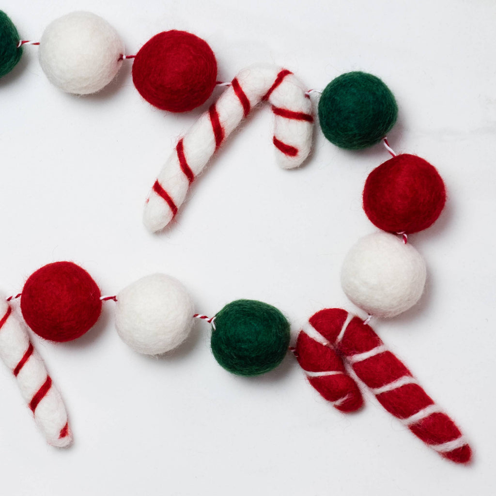 Guirlande - Décoration de Noël - Sucre d'orge