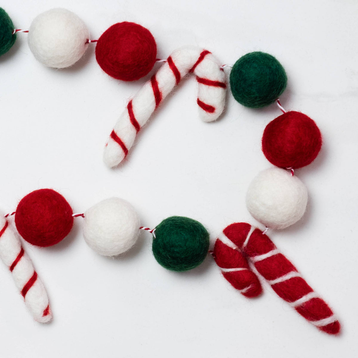 Guirlande - Décoration de Noël - Sucre d'orge