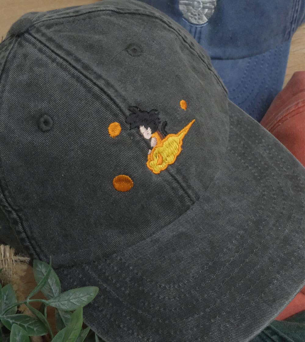 Casquette Brodé - Goku: Gris chiné