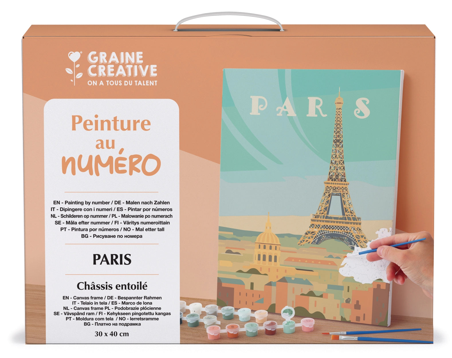 PEINTURE AU NUMERO 30 x 40 - Paris