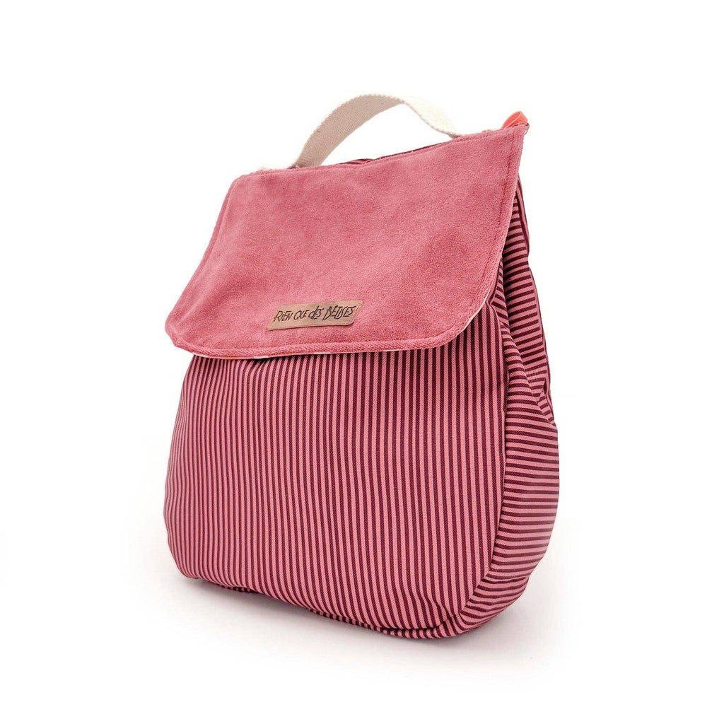 Sac à dos école rose - made in France