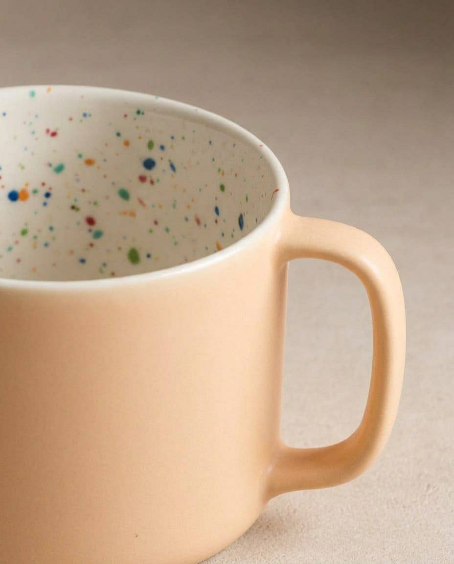 Ensemble Duo Tasses en Grès Breeze Party In/Out 450ml Orange