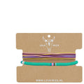 Set de bracelets turquoise surf