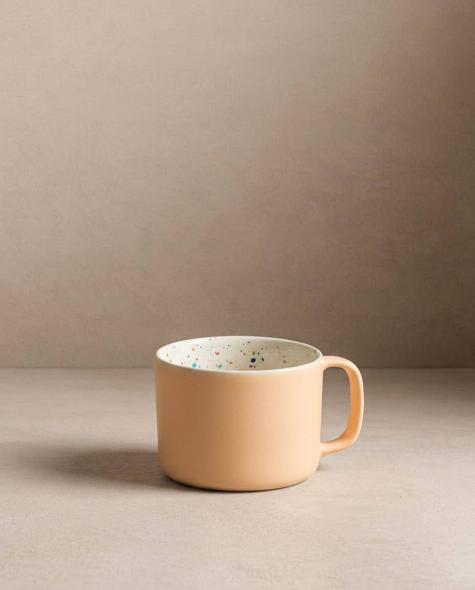 Ensemble Duo Tasses en Grès Breeze Party In/Out 450ml Orange