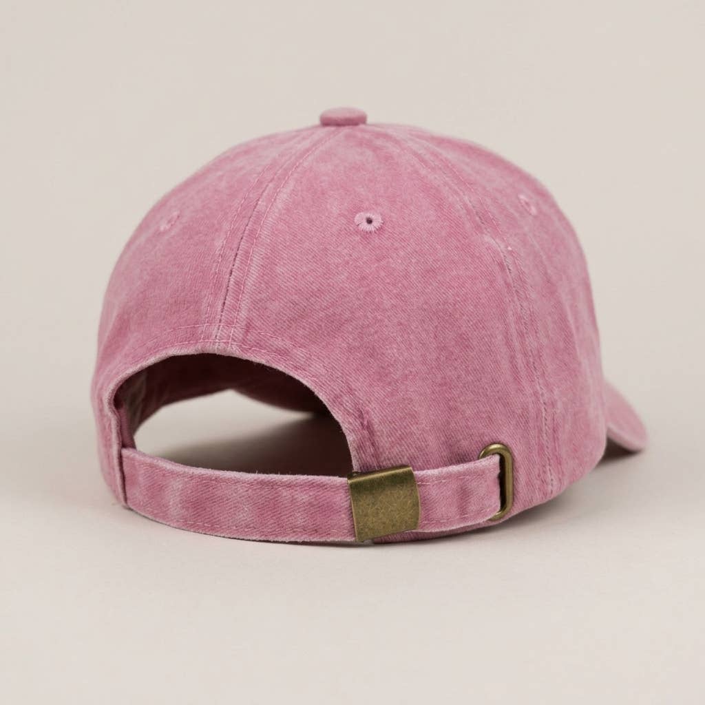 Casquette rose brodée « Mignonne mais psychopathe »: Pink