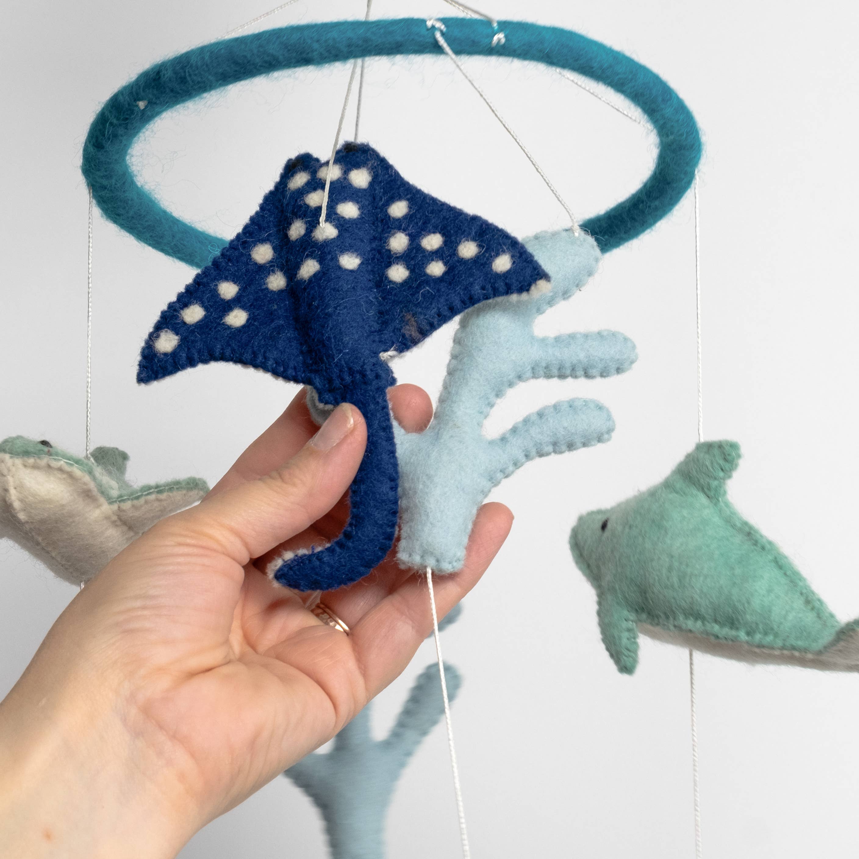Mobile pour bébé - Décoration de chambre de bébé - Vie marine