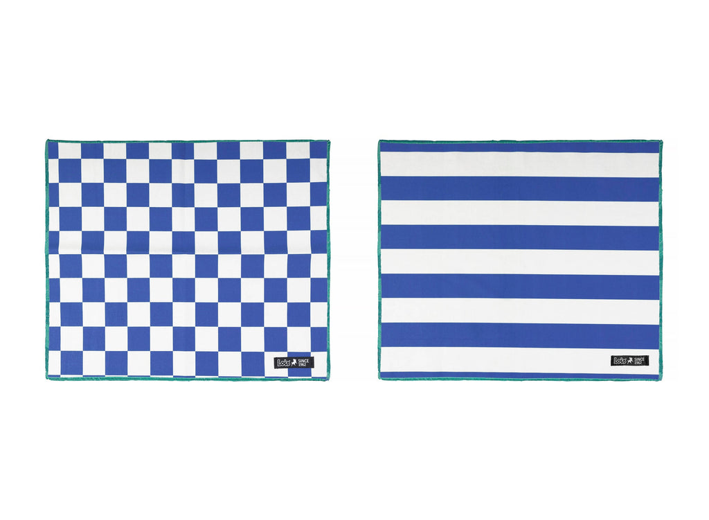 Lot de 2 sets de table Marshall bleu