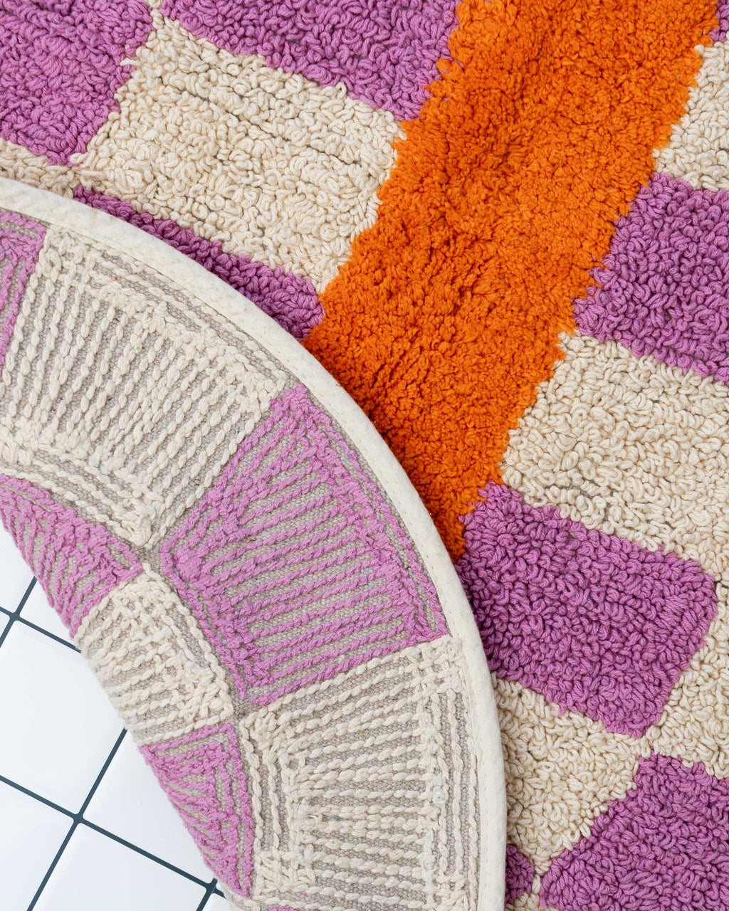 Tapis de bain Rita - magenta