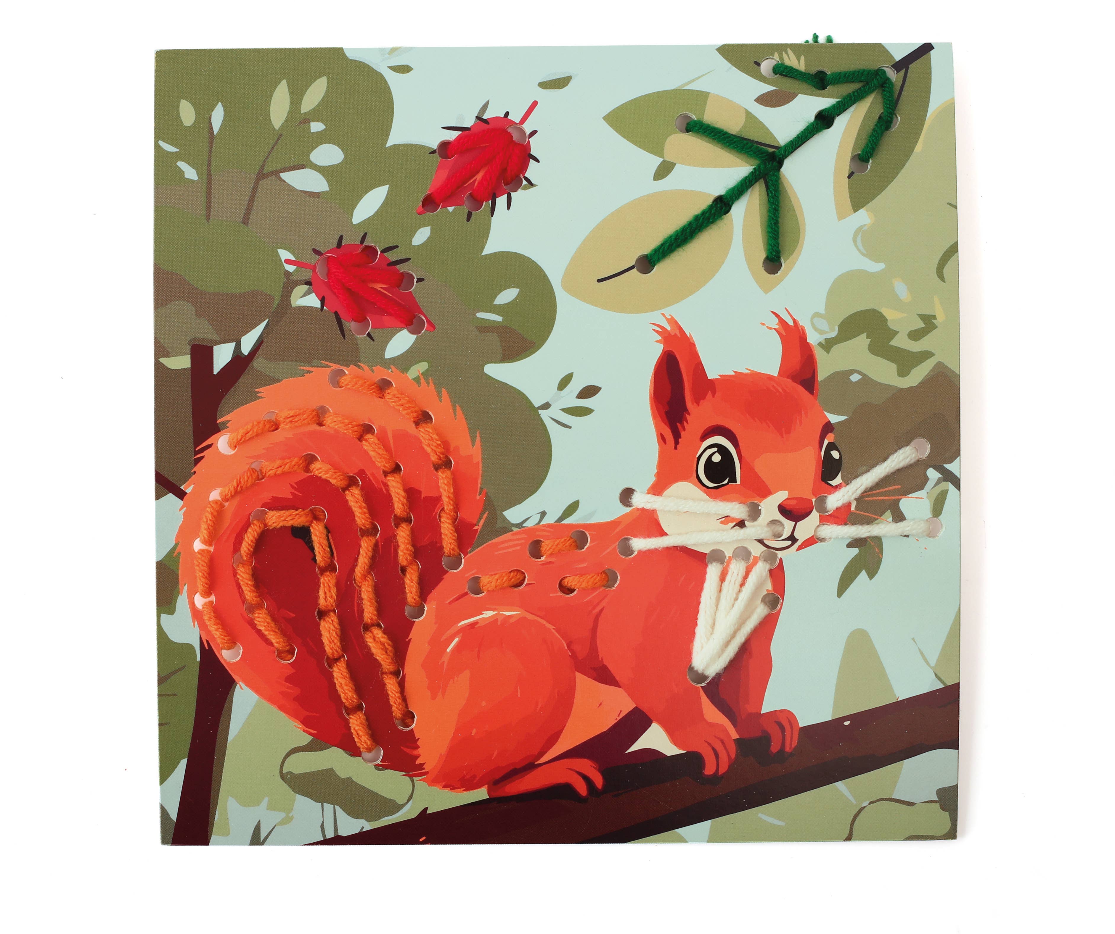 CARTES A BRODER FORET