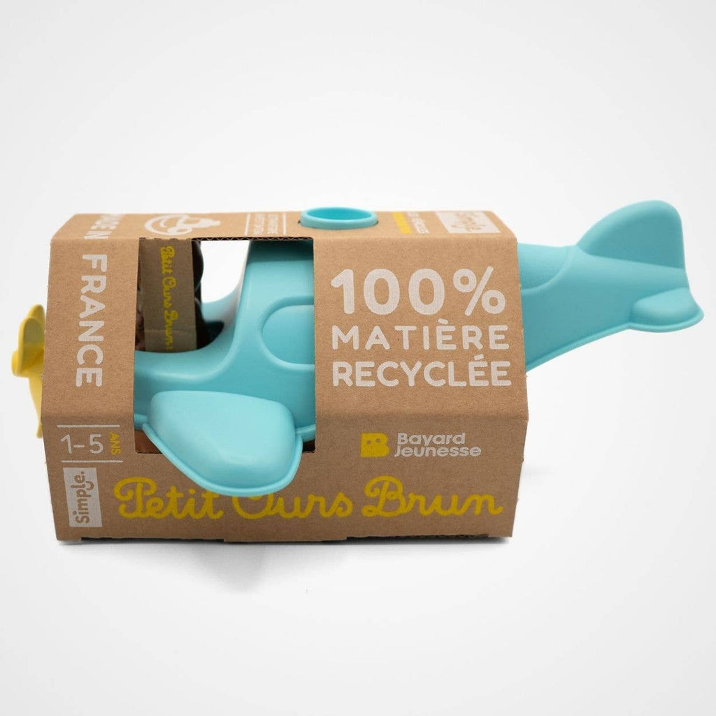 Hydravion Bateau Petit Ours Brun - Menthe