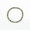 Bracelet élastiqué Pohaku en pierres précieuses: Labradorite