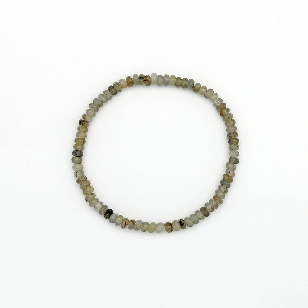 Bracelet élastiqué Pohaku en pierres précieuses: Amethyst