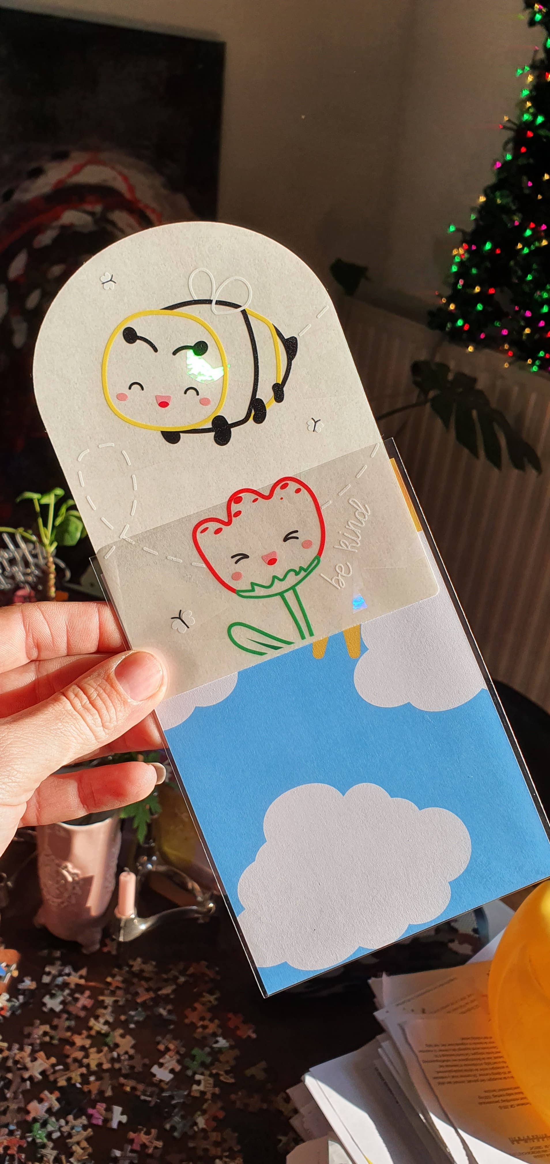 Attrape-soleil Suncatcher arc-en-ciel kawaii