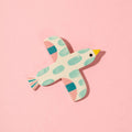 Décoration murale en Céramique / Oiseau Menthe