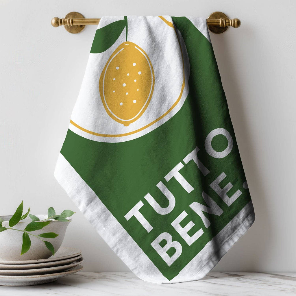 Torchon coton bio - Tutto Bene Citron