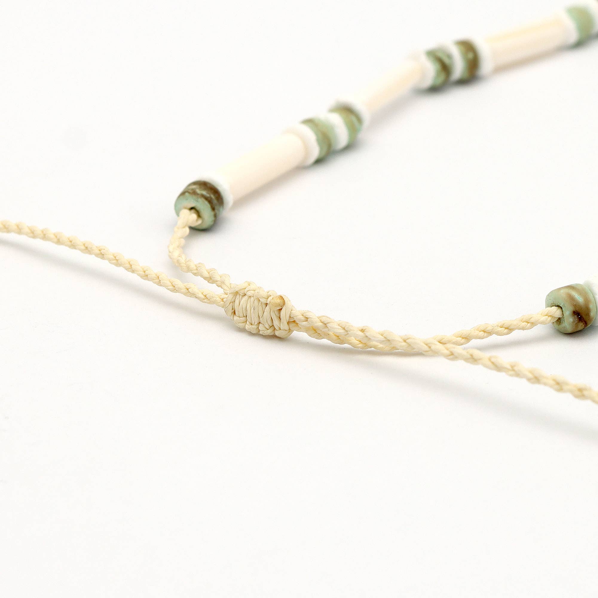 Collier perlé Molokai, ras-du-cou de surf réglable pour homme
