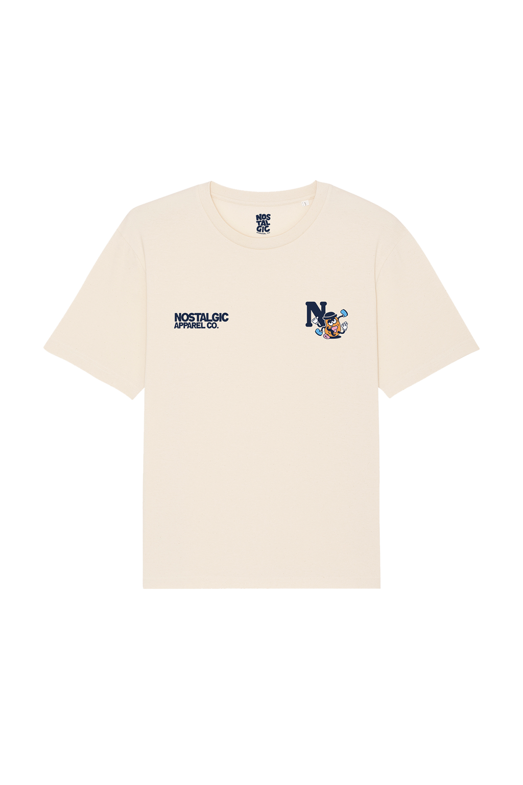 T-shirt naturel unisexe « Life is like a potato »: XL / Oversize