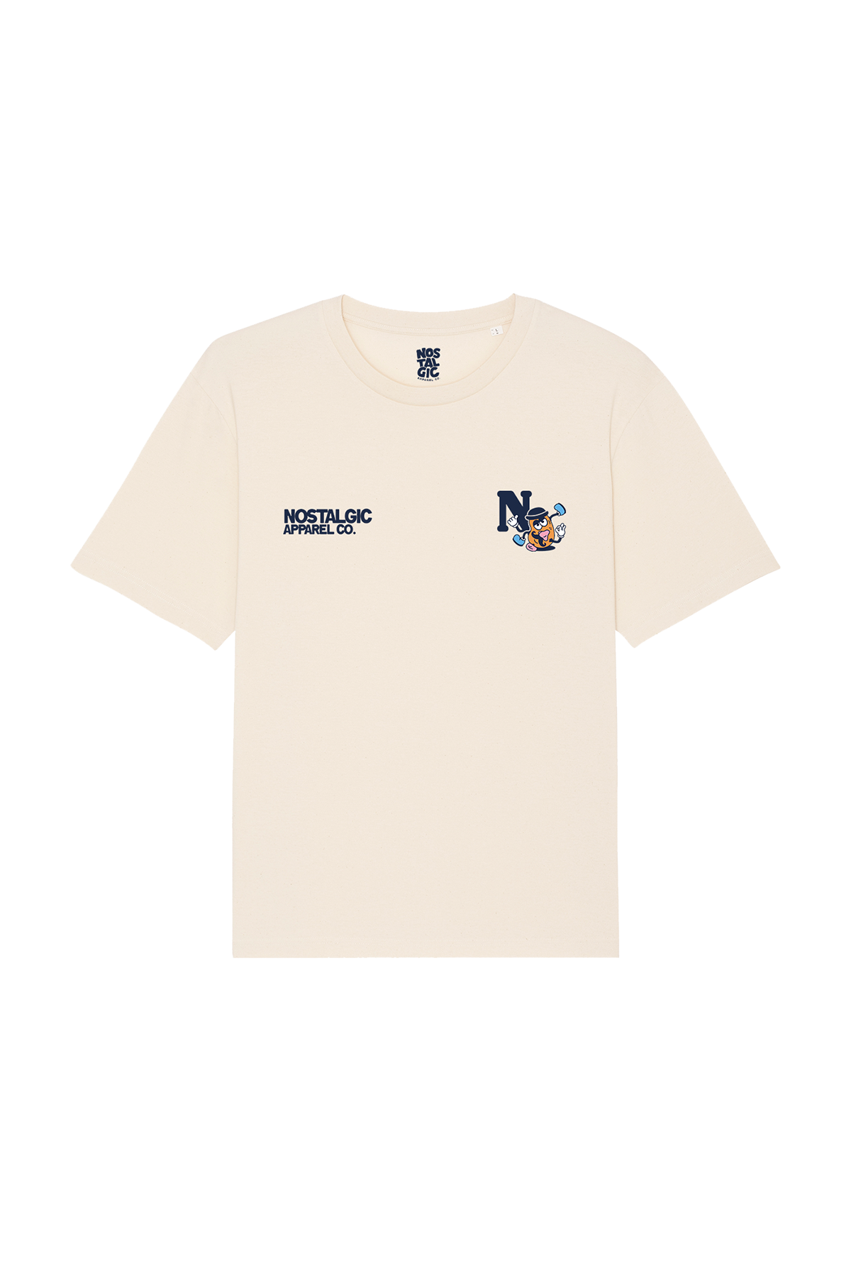 T-shirt naturel unisexe « Life is like a potato »: XL / Oversize