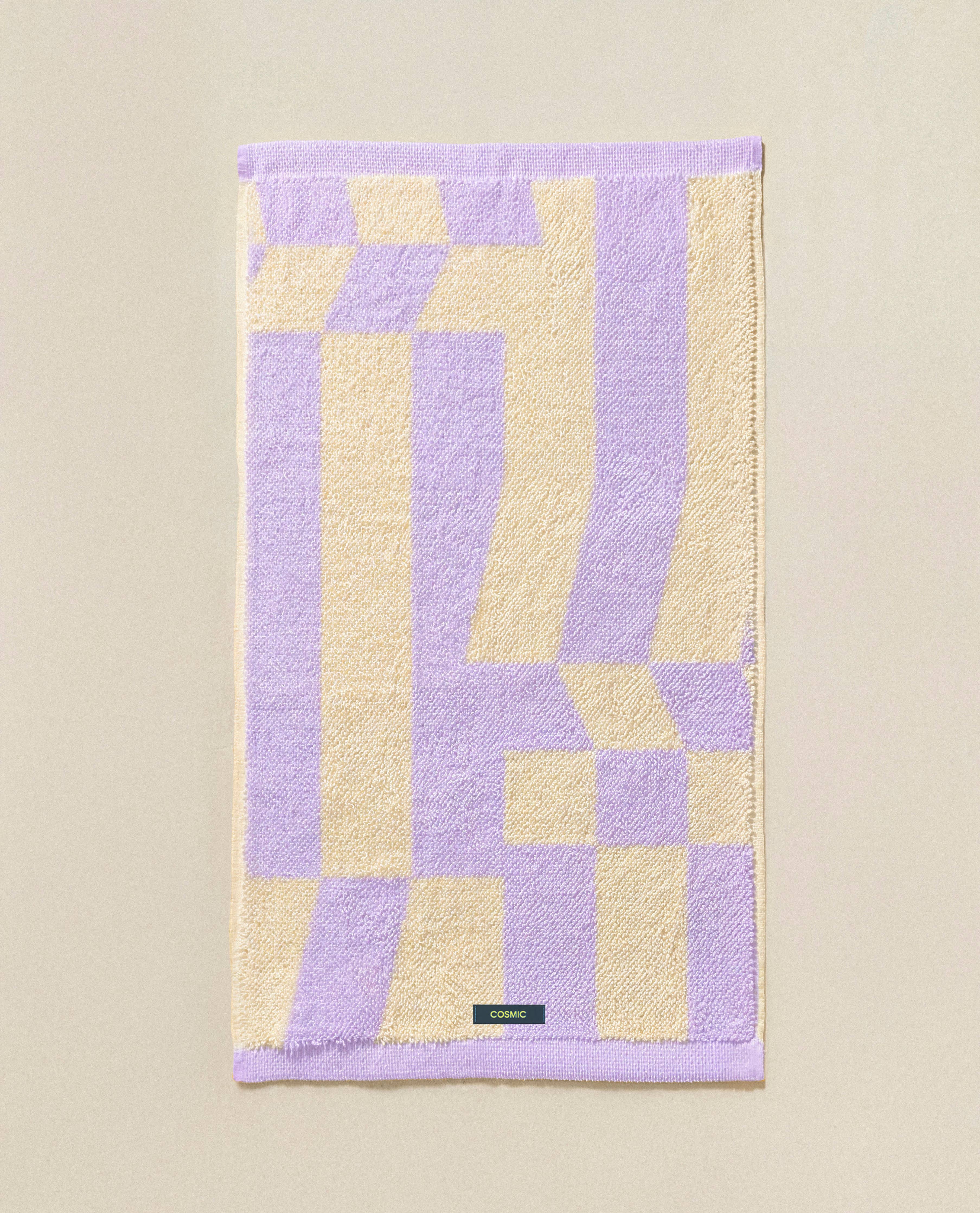 Serviette de bain Cosmic 50 x 90 cm - Collection Textile: Lavande Soleil