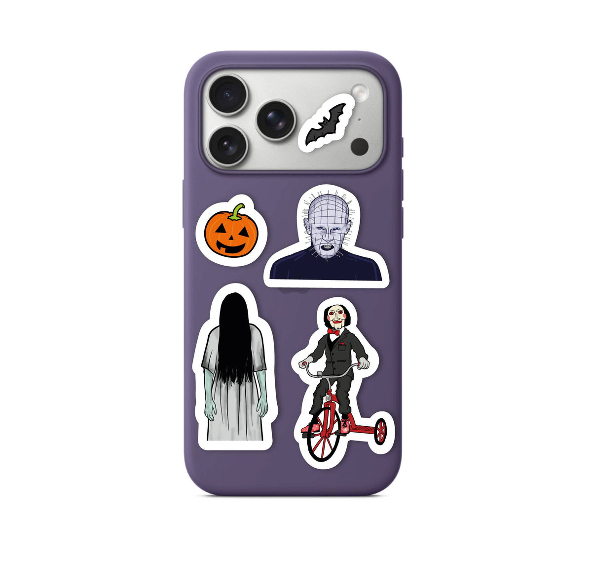 Icônes d'horreur Feuille d'autocollants A5 Halloween: Packed without plastic sleeve