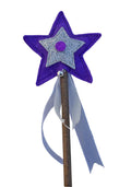 BAGUETTE MAGIQUE EN FEUTRE ET GINGEMBRE - ST459: 3. Violet-Argenté