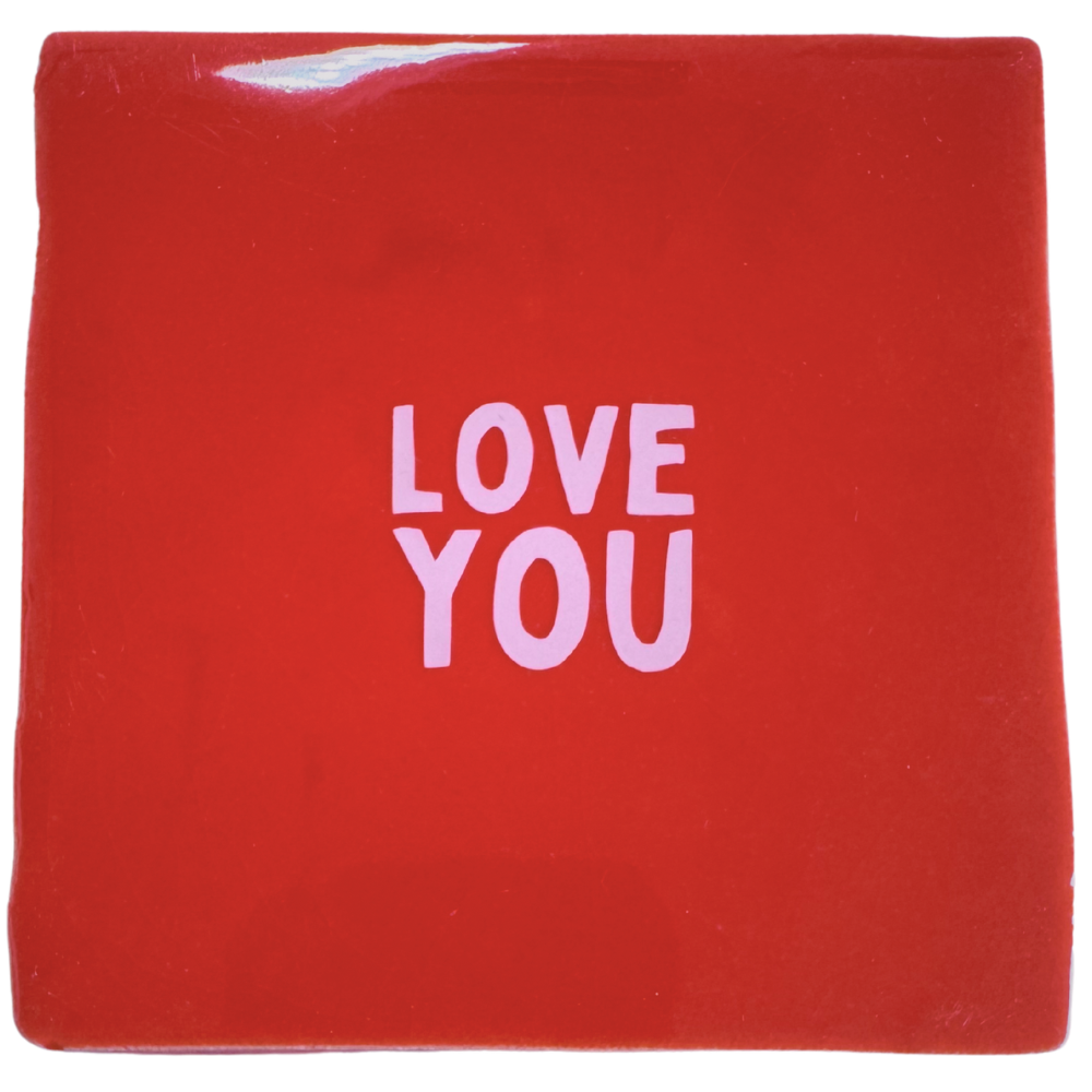 Je t'aime - carreau de signature