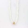 Collier Étoile de Récif avec Perles: Blanc