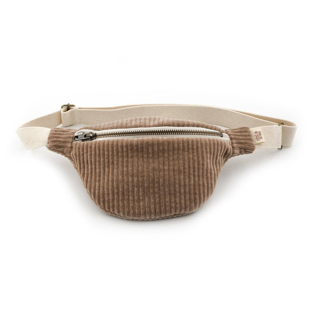 Sac banane velours taupe: Enfants