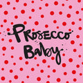 Serviette Bébé Prosecco 33x33