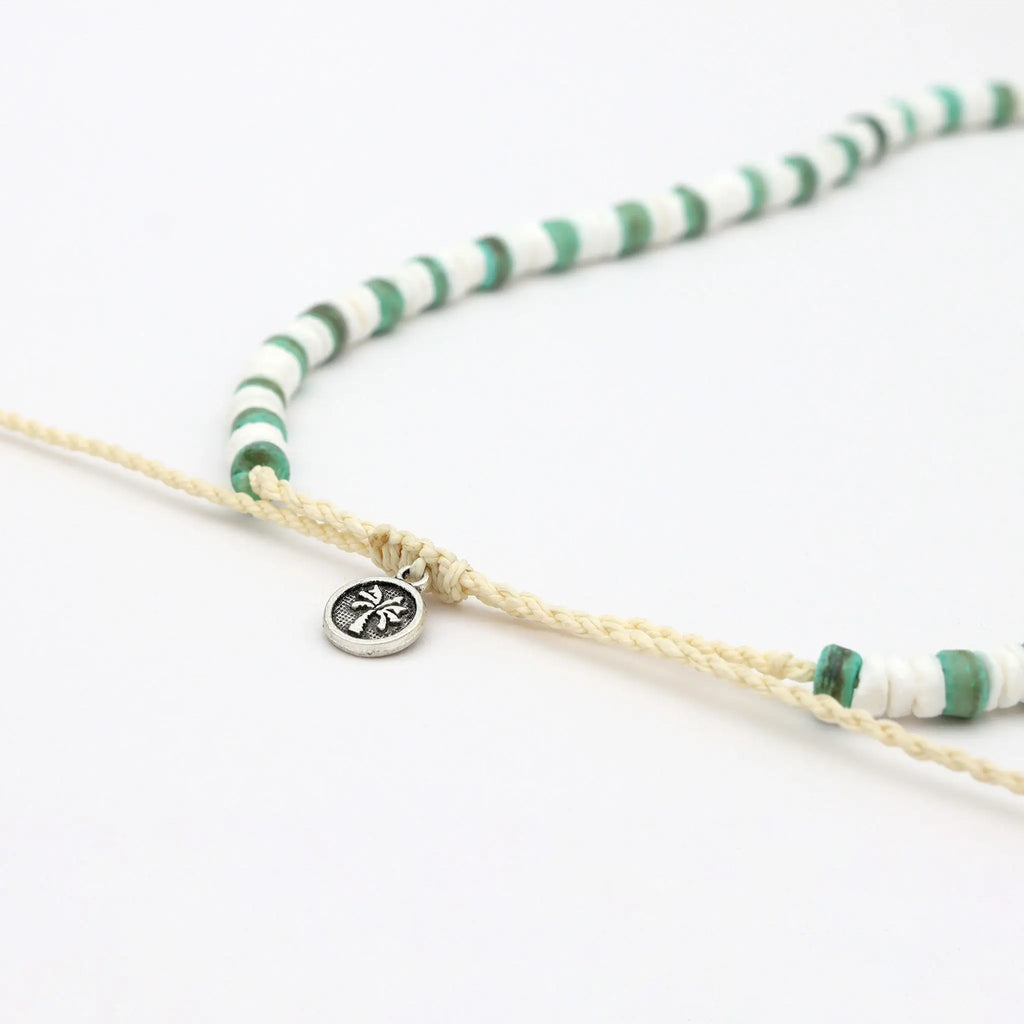 Collier en perles naturelles Pai Canyon, collier Suf pour hommes